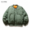 NYRK.ニューヨーカー MA1 ボアジャケット  ボンバージャケット メンズ