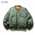 NYRK.ニューヨーカー MA1 ボアジャケット  ボンバージャケット メンズ