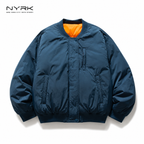 NYRK.ニューヨーカー MA1 ボアジャケット  ボンバージャケット メンズ