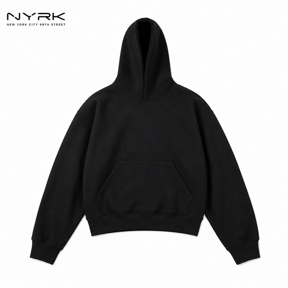 NYRK.ヘビーウェイト ショート丈 フーディー スウェットパーカー メンズ
