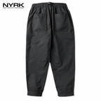 NYRK.ニューヨーカー ベルト付き ワイドテーパード イージーパンツ メンズ