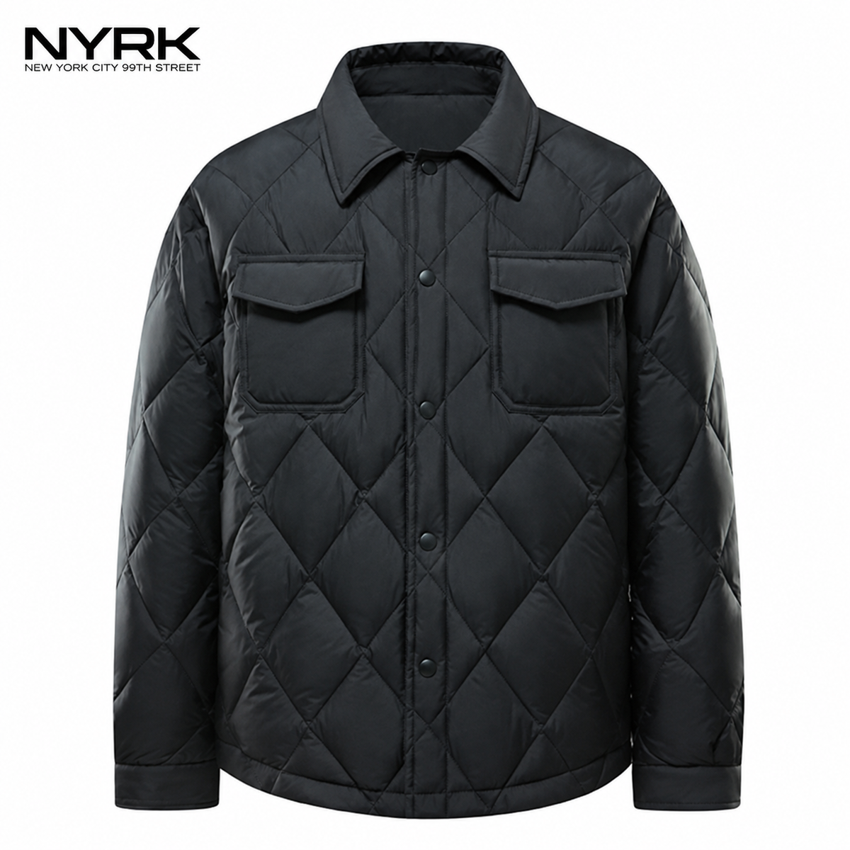 NYRK.ニューヨーカー 中綿キルティング シャツジャケット メンズ