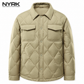 NYRK.ニューヨーカー 中綿キルティング シャツジャケット メンズ