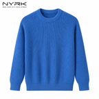 NYRK .ニューヨーカー リブニット クルーネック 長袖セーター メンズ