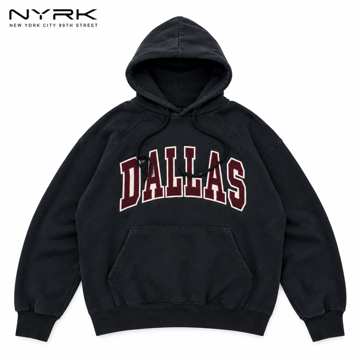 NYRK.ニューヨーカー ダラス カッレッジパーカー ヴィンテージ フーディー スウェットパーカー メンズ