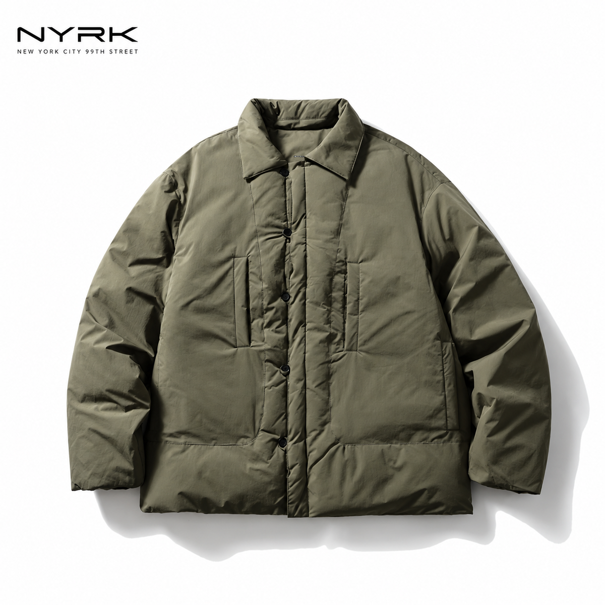 NYRK.ニューヨーカー 中綿ジャケット キルティング 防寒ブルゾン メンズ