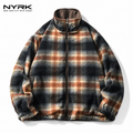 NYRK.ニューヨーカー チェック柄 フランネル ジップアップジャケット リバーシブル メンズ