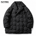 NYRK.ニューヨーカー 中綿 ダブルブレスト ダウンジャケット メンズ