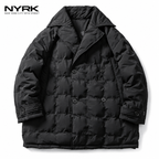 NYRK.ニューヨーカー 中綿 ダブルブレスト ダウンジャケット メンズ