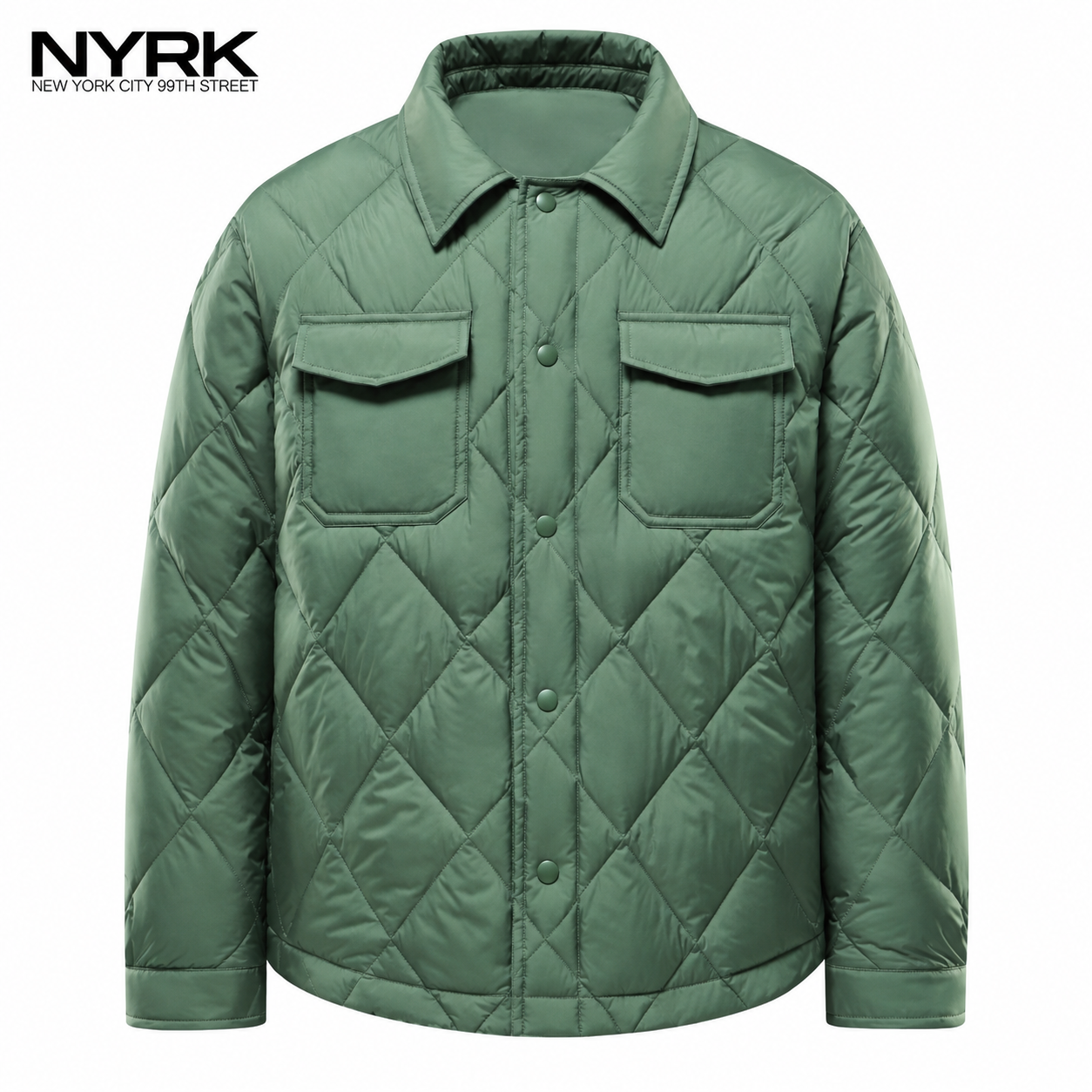 NYRK.ニューヨーカー 中綿キルティング シャツジャケット メンズ