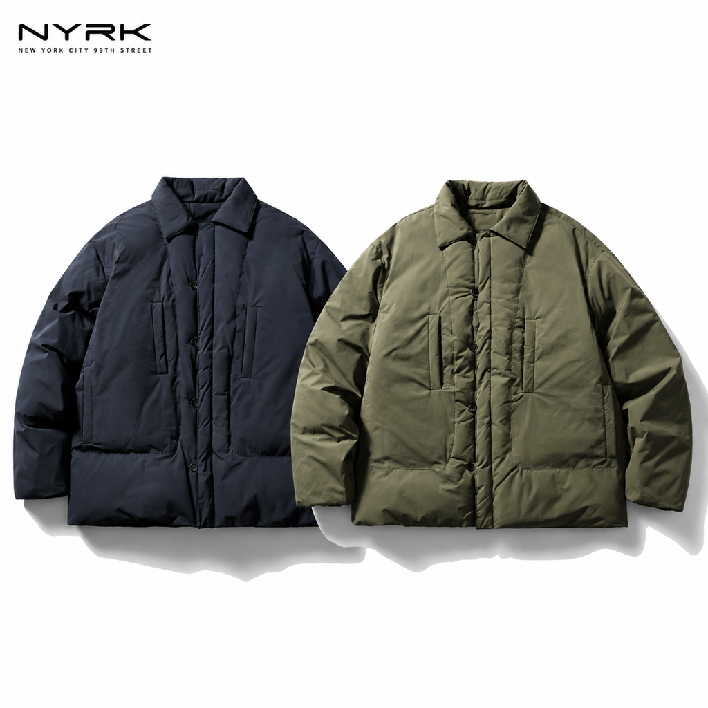 NYRK.ニューヨーカー 中綿ジャケット キルティング 防寒ブルゾン メンズ
