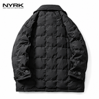 NYRK.ニューヨーカー 中綿 ダブルブレスト ダウンジャケット メンズ